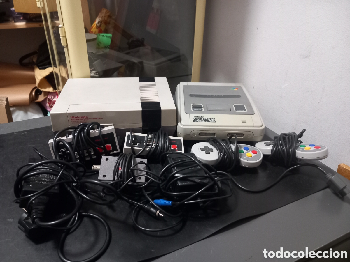 Videojuegos y Consolas: ANTIGUA CONSOLA CONSOLAS NINTENDO NES Y SUPER NINTENDO ORIGINALES