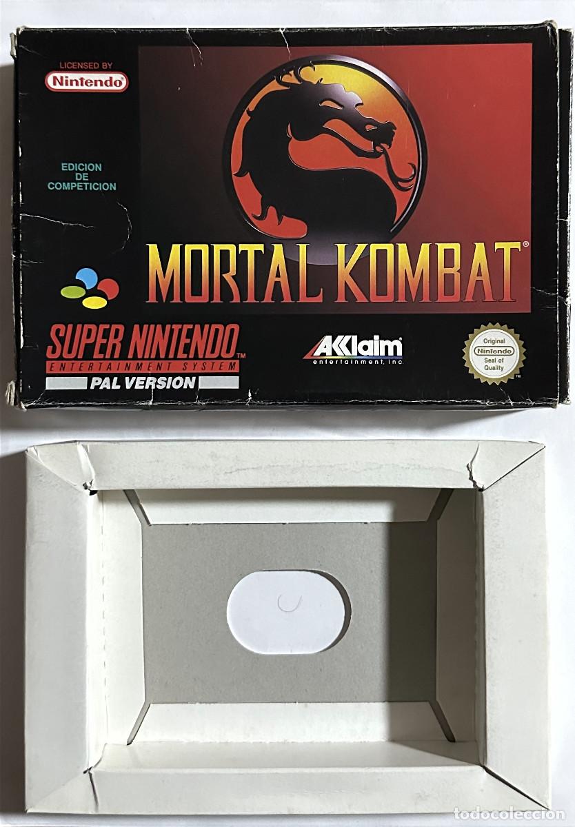 Videojuegos y consolas: Mortal Kombat SNES PAL ESP - Foto 1