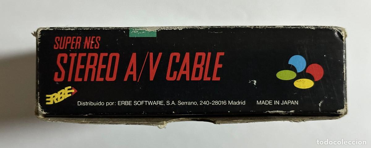 Videojuegos y consolas: Snes Stereo A/V Cable Pal ESP. - Foto 3