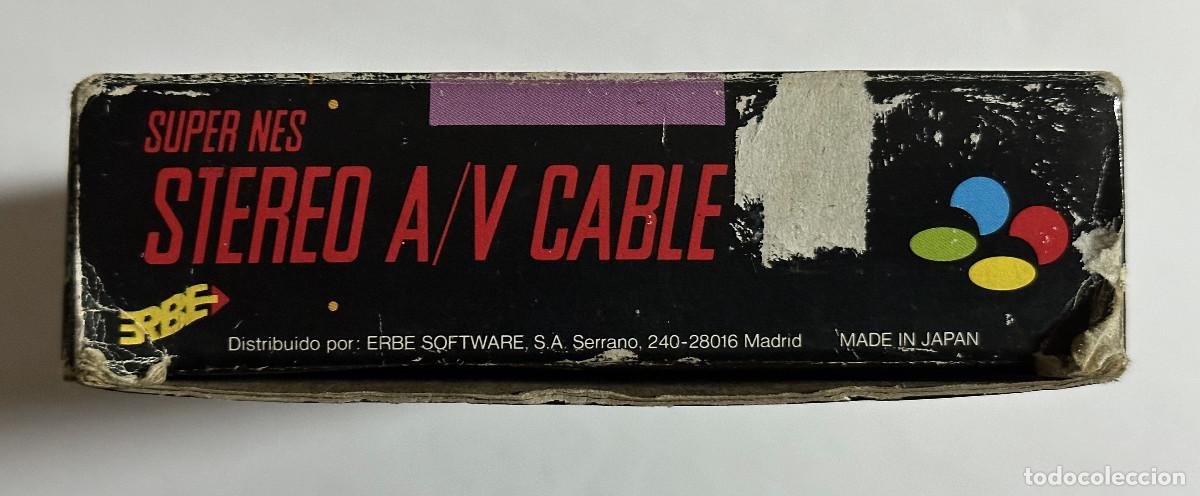 Videojuegos y consolas: Snes Stereo A/V Cable Pal ESP. - Foto 4