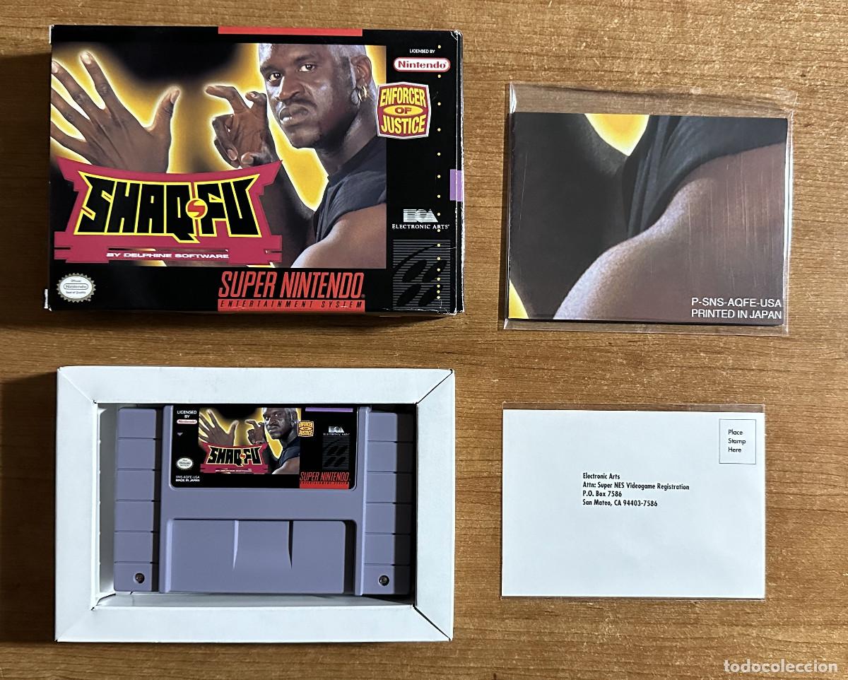 Videojuegos y consolas: Shaq Fu SNES NTSC USA - Foto 1