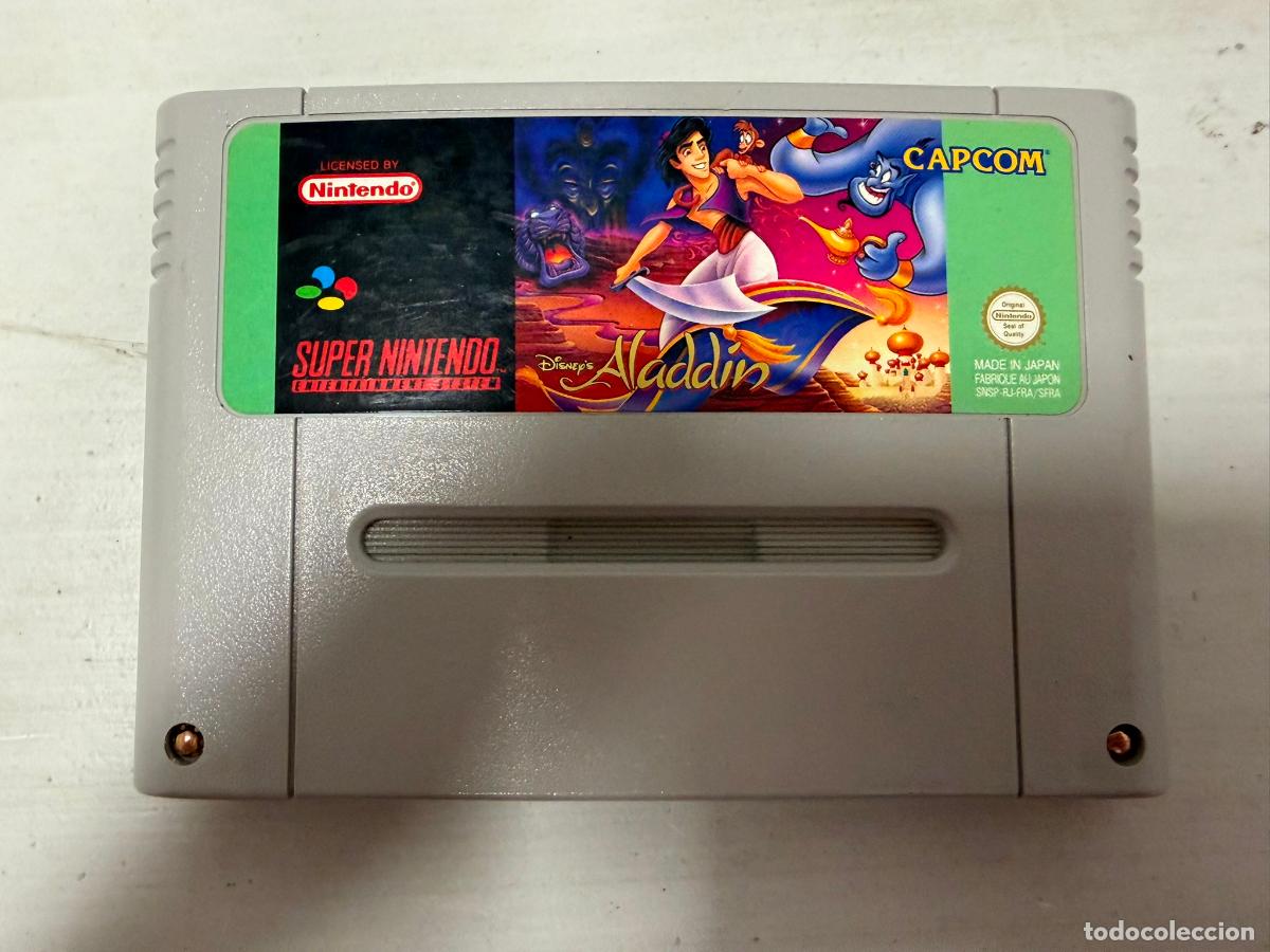 Videojuegos y Consolas: Aladdin aladin - Nintendo SNES super nintendo - PAL