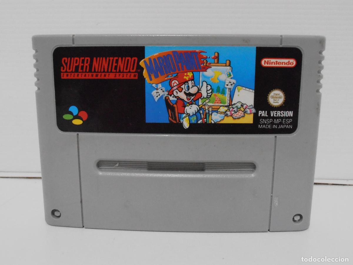 Videojuegos y Consolas: CARTUCHO JUEGO SUPER NINTENDO, MARIO PAINT, PAL VERSION, SNES