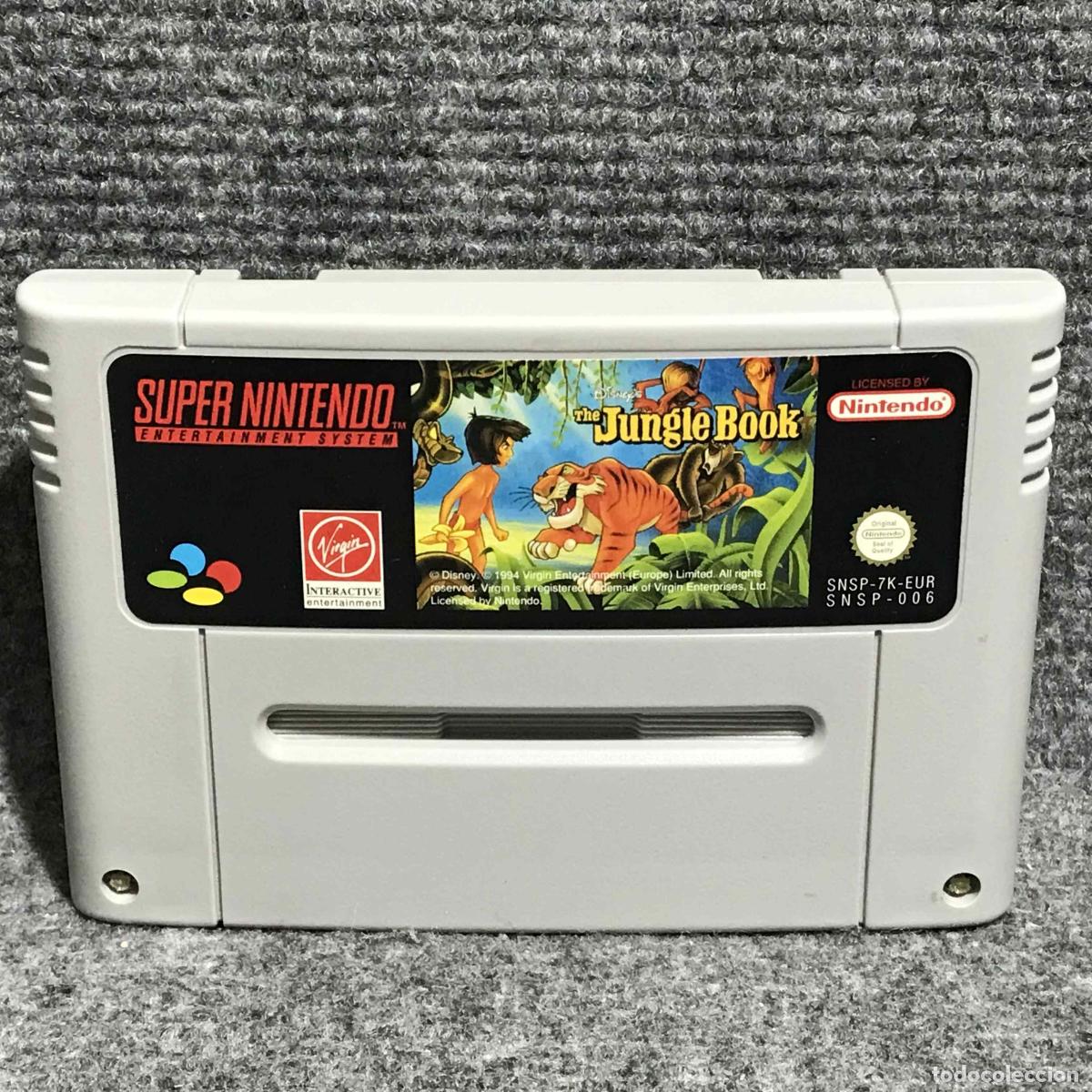 Videojuegos y Consolas: DISNEY THE JUNGLE BOOK SUPER NINTENDO SNES