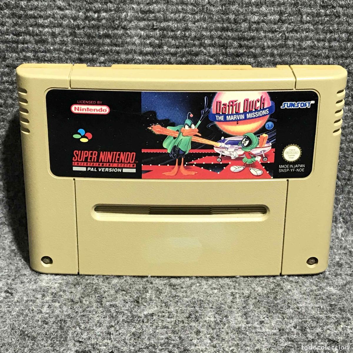 Videojuegos y Consolas: DAFFY DUCK THE MARVIN MISSIONS SUPER NINTENDO SNES