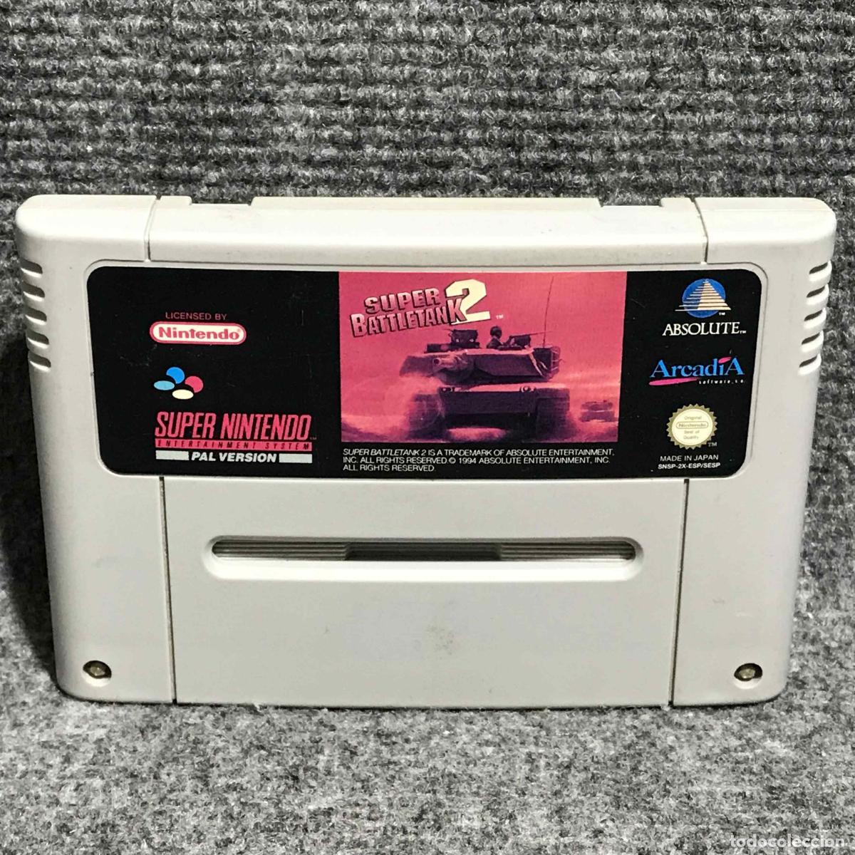Videojuegos y consolas: SUPER BATTLETANK 2 SUPER NINTENDO SNES - Foto 1