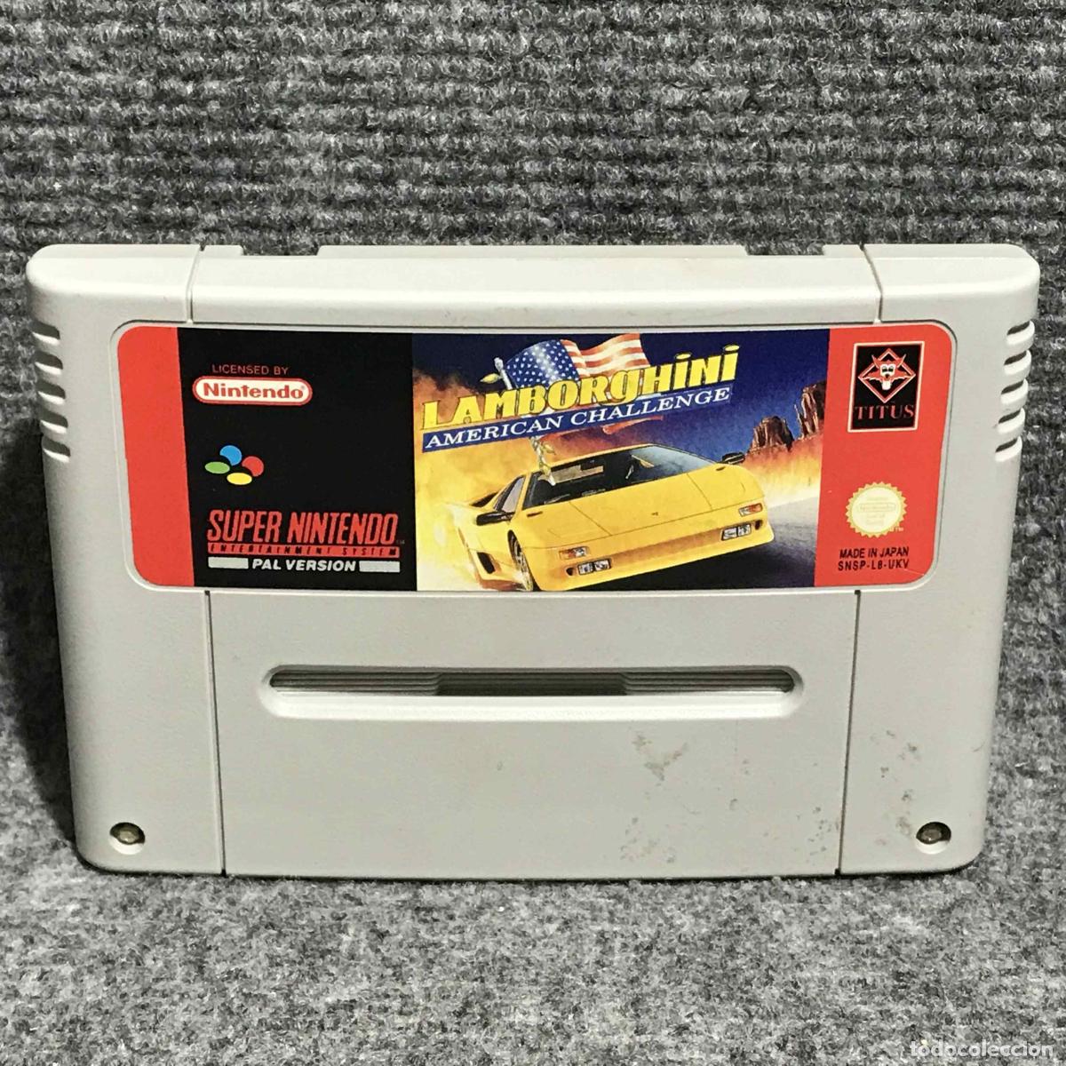 Videojuegos y Consolas: LAMBORGHINI AMERICAN CHALLENGE SUPER NINTENDO SNES