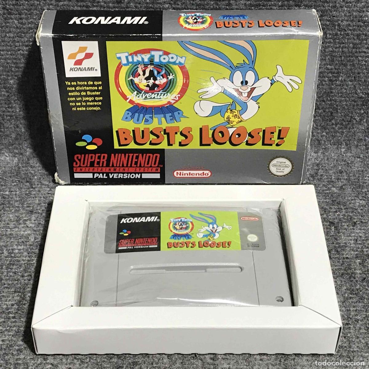 Videojuegos y Consolas: TINY TOON ADVENTURES BUSTER BUSTS LOOSE SUPER NINTENDO SNES