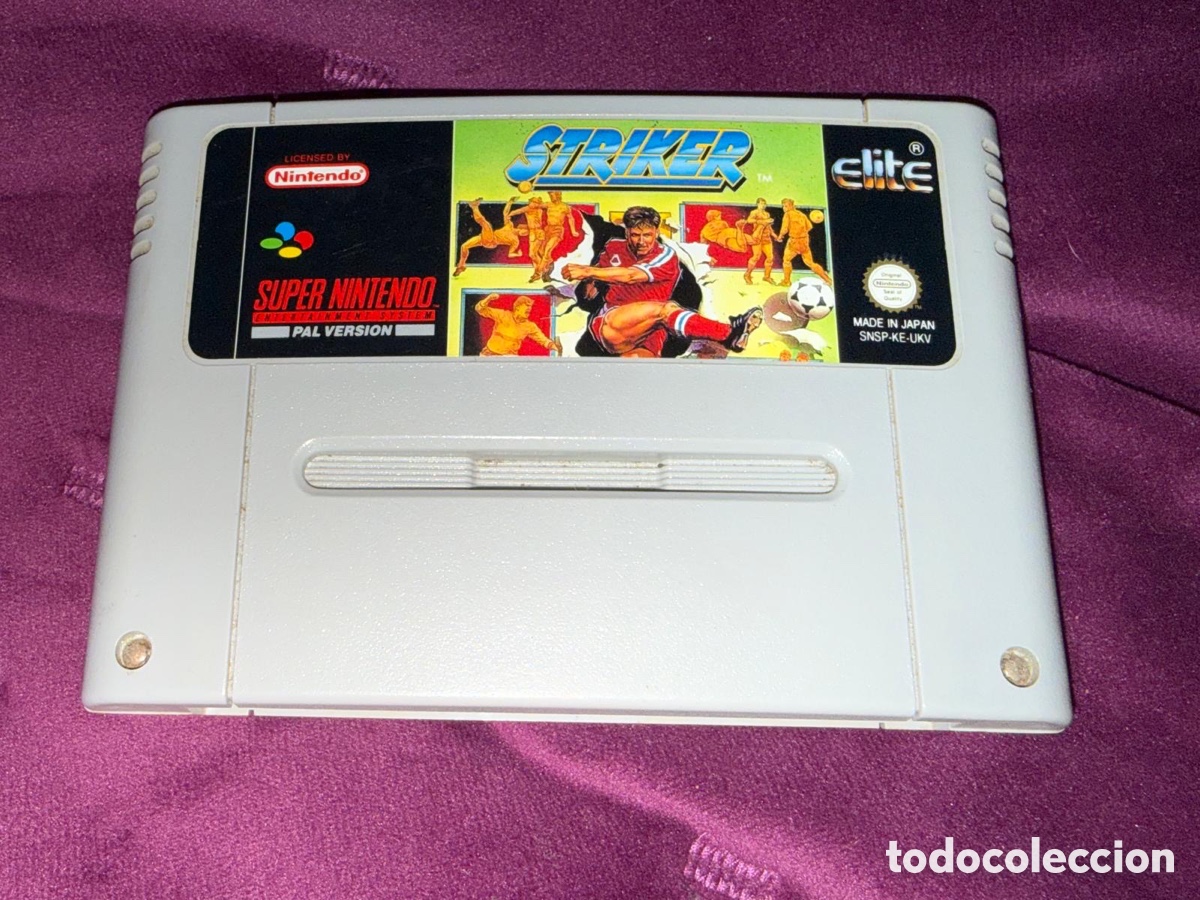 Videojuegos y Consolas: Juego Nintendo Super SNES - Striker