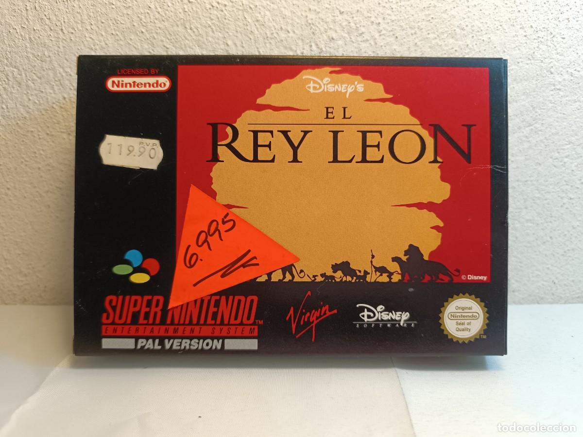 Videojuegos y Consolas: El Rey Le&oacute;n Super Nintendo Nuevo Sin uso!! Pal Esp