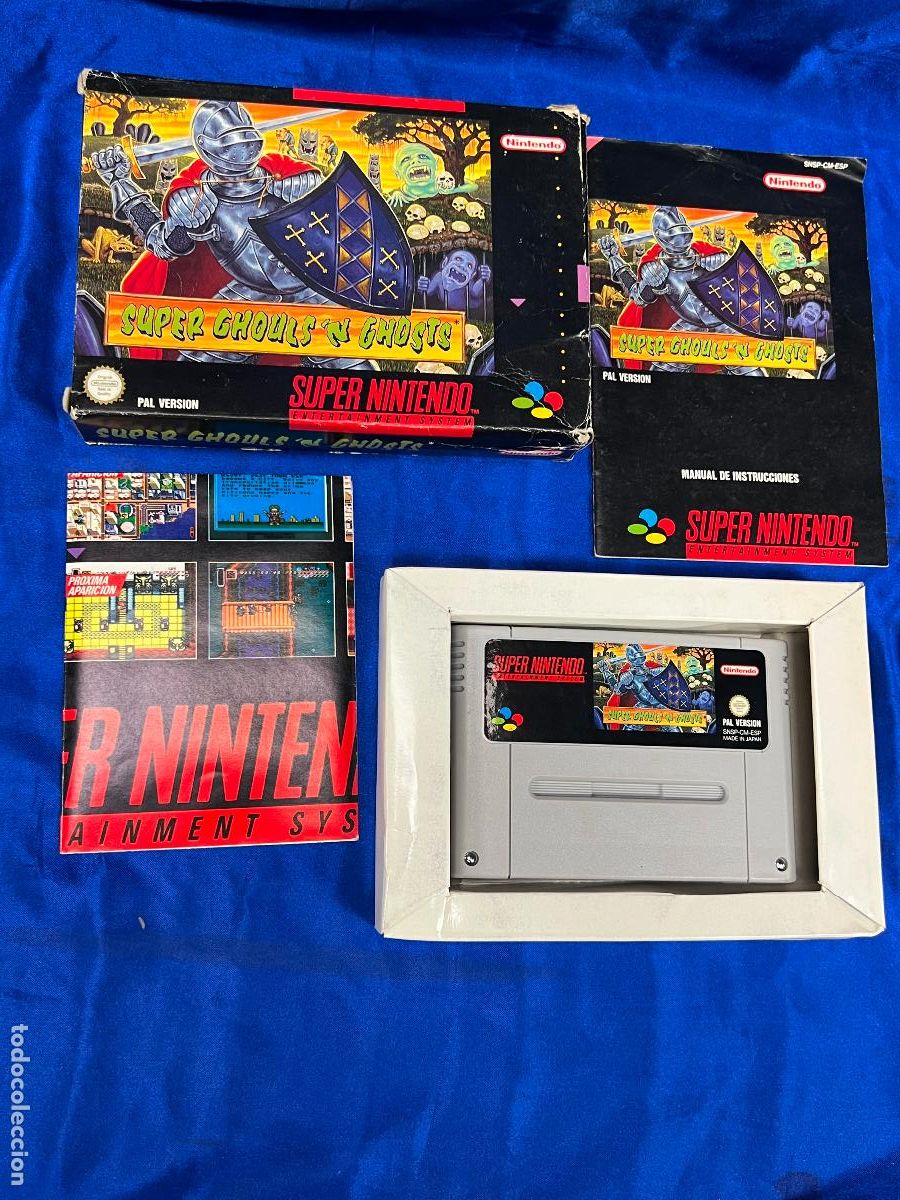Videojuegos y Consolas: Super Ghouls 'n Ghosts para super nintendo snes version espa&ntilde;ola completo Espa&ntilde;a