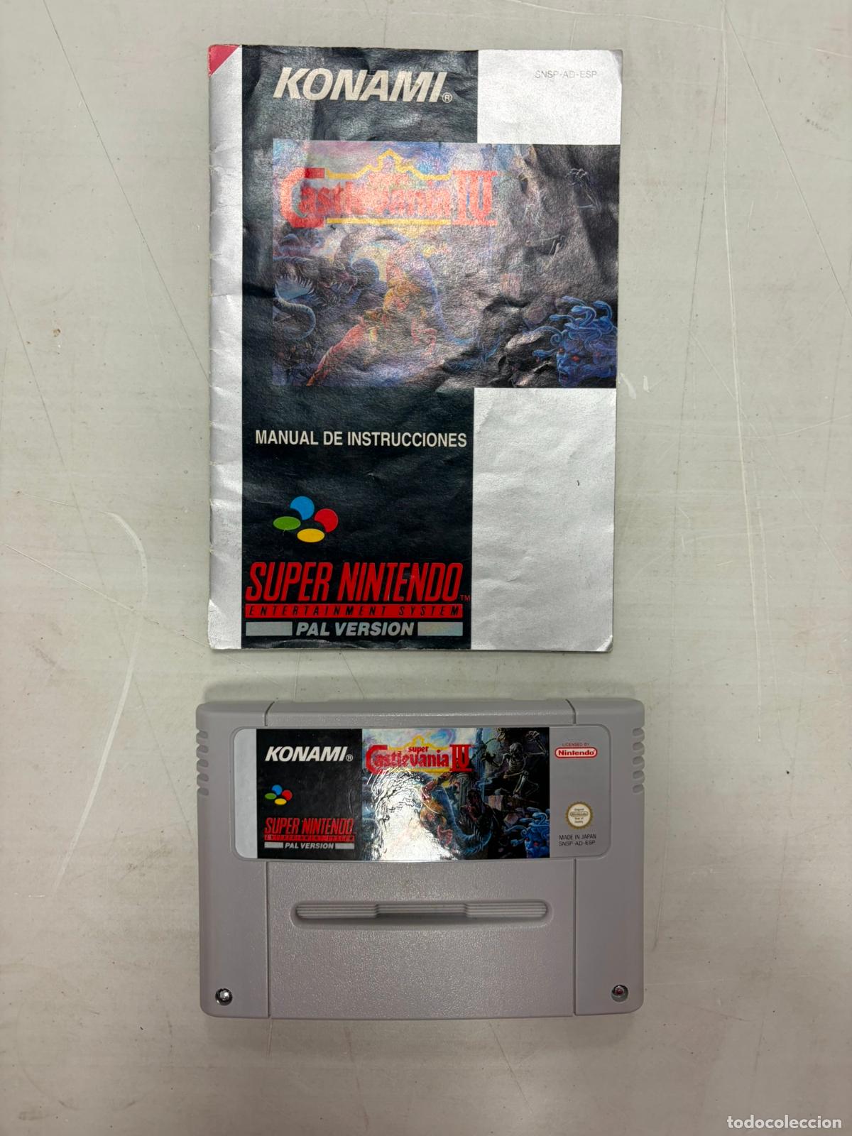Videojuegos y Consolas: Super Castlevania IV Con manual - Super Nintendo SNES - PAL ESP -
