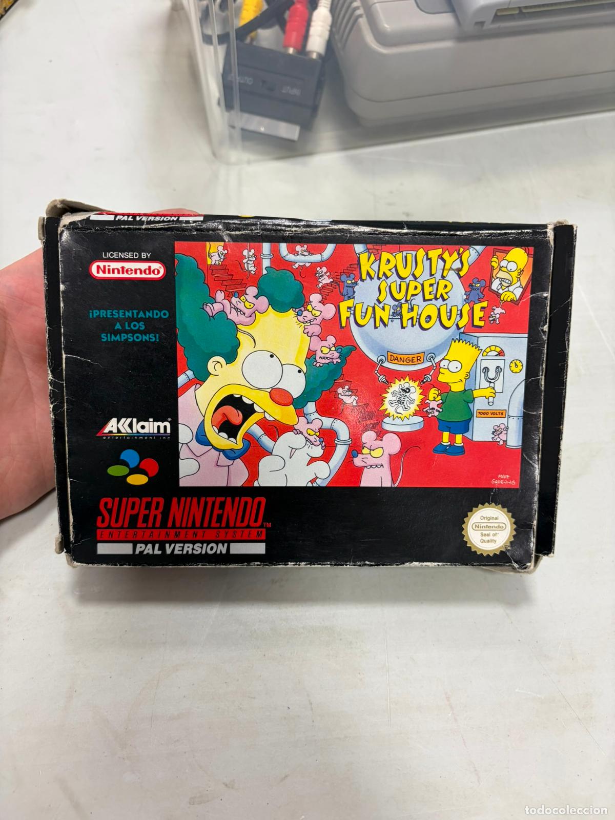Videojuegos y Consolas: Krusty's Super fun house - Super nintendo SNES - PAL ESP Con caja