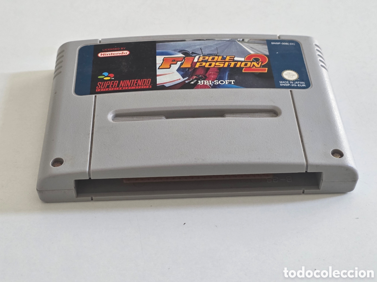 Videojuegos y consolas: f1 pole position 2 snes funciona bien - Foto 4