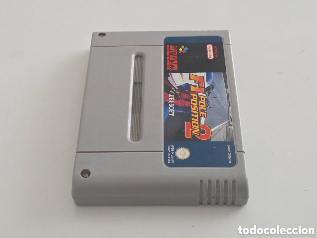 Videojuegos y consolas: f1 pole position 2 snes funciona bien - Foto 8