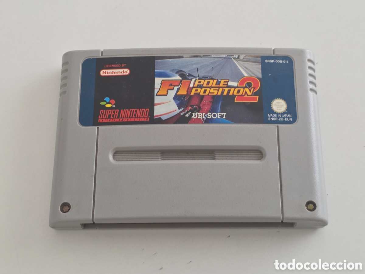 Videojuegos y consolas: f1 pole position 2 snes funciona bien - Foto 12