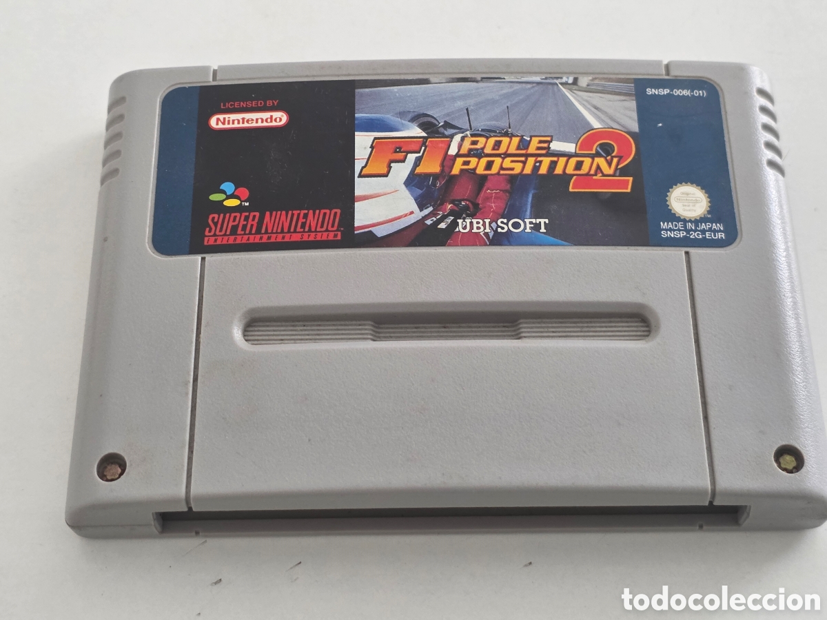 Videojuegos y consolas: f1 pole position 2 snes funciona bien - Foto 13