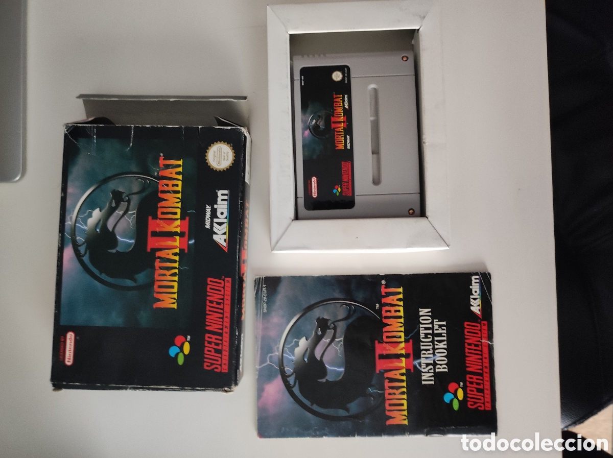 Videojuegos y consolas: Mortal Kombat II s&uacute;per Nintendo - Foto 1
