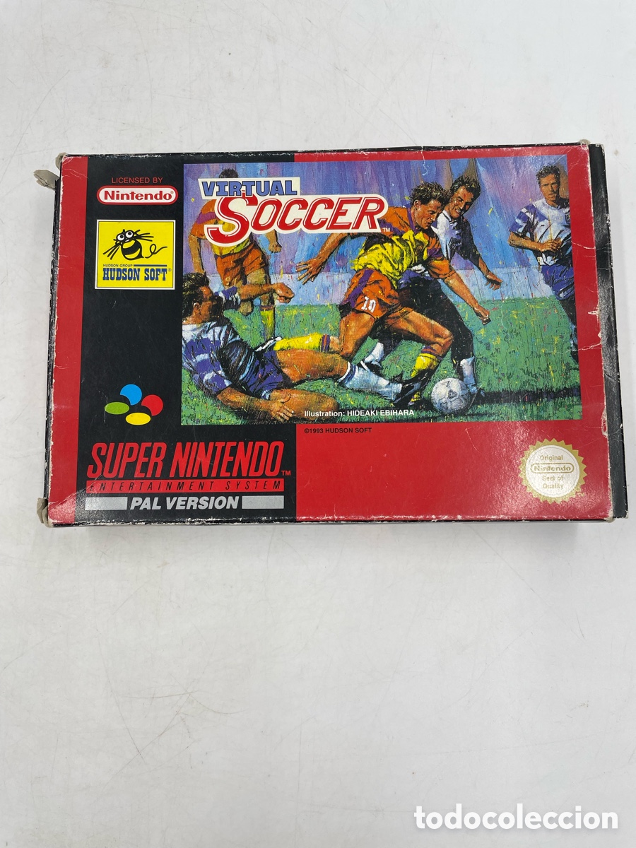 Videojuegos y Consolas: Videojuego Virtual Soccer Super Nintendo Entertainment System (SNES).
