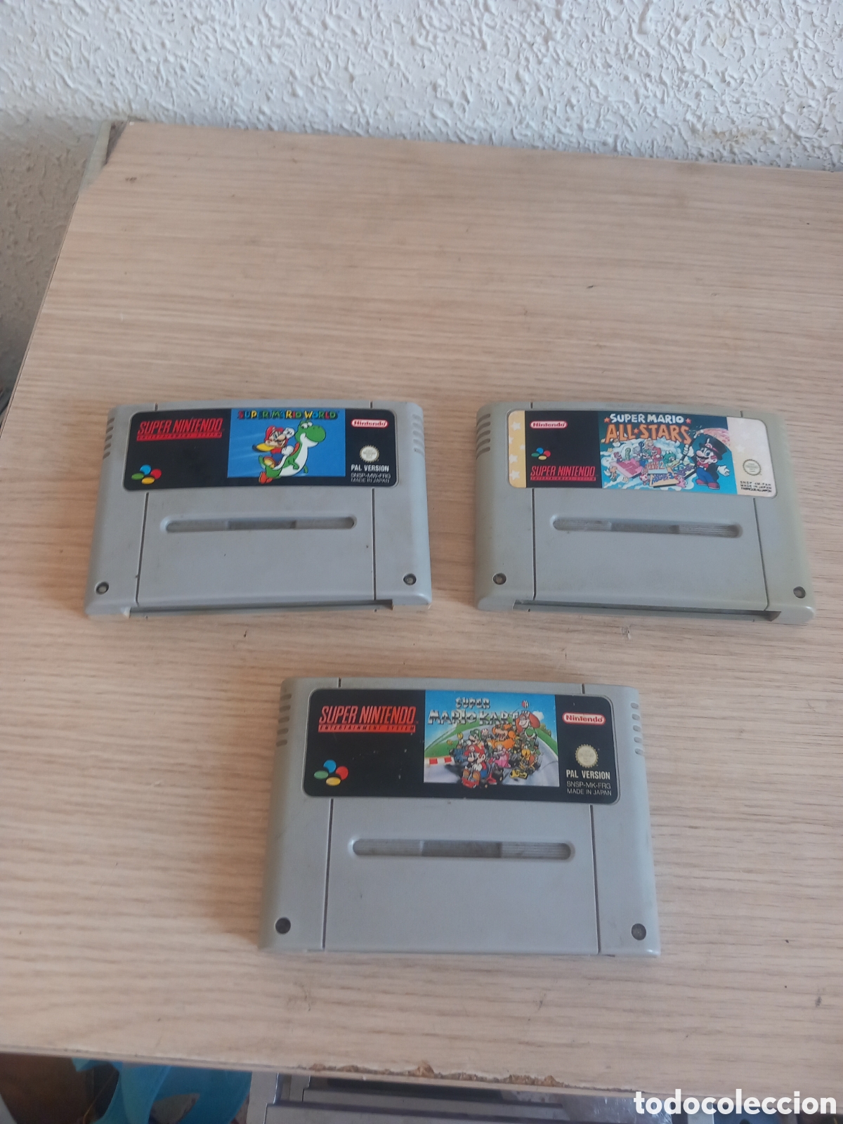 Videojuegos y Consolas: 3 JUEGOS SUPER NINTENDO FUNCIONAN,,VER FOTOS