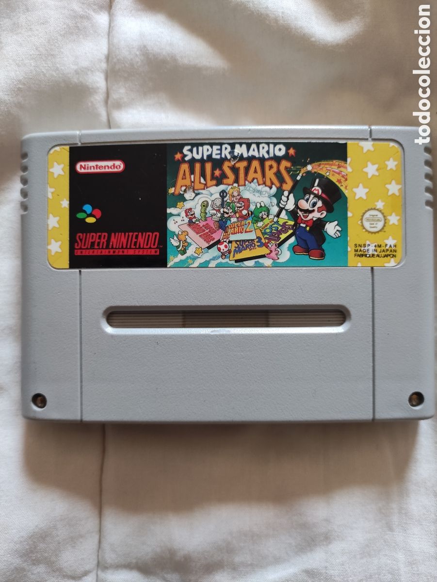 Videojuegos y Consolas: Juego super Nintendo super Mario all stars