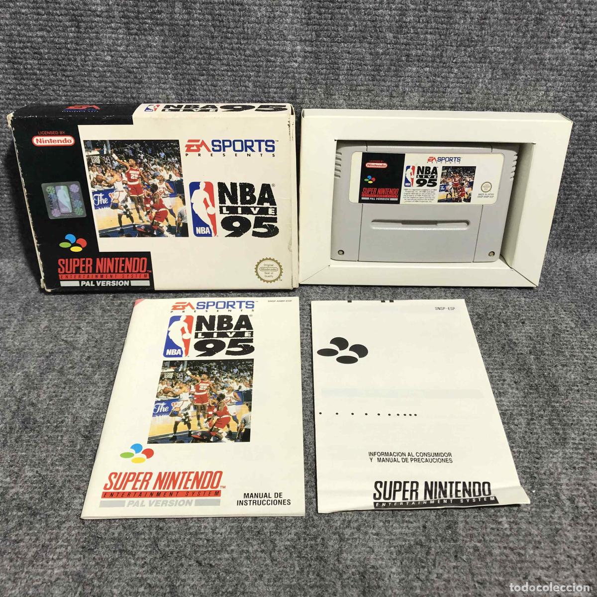 Videojuegos y consolas: NBA LIVE 95 SUPER NINTENDO - Foto 1