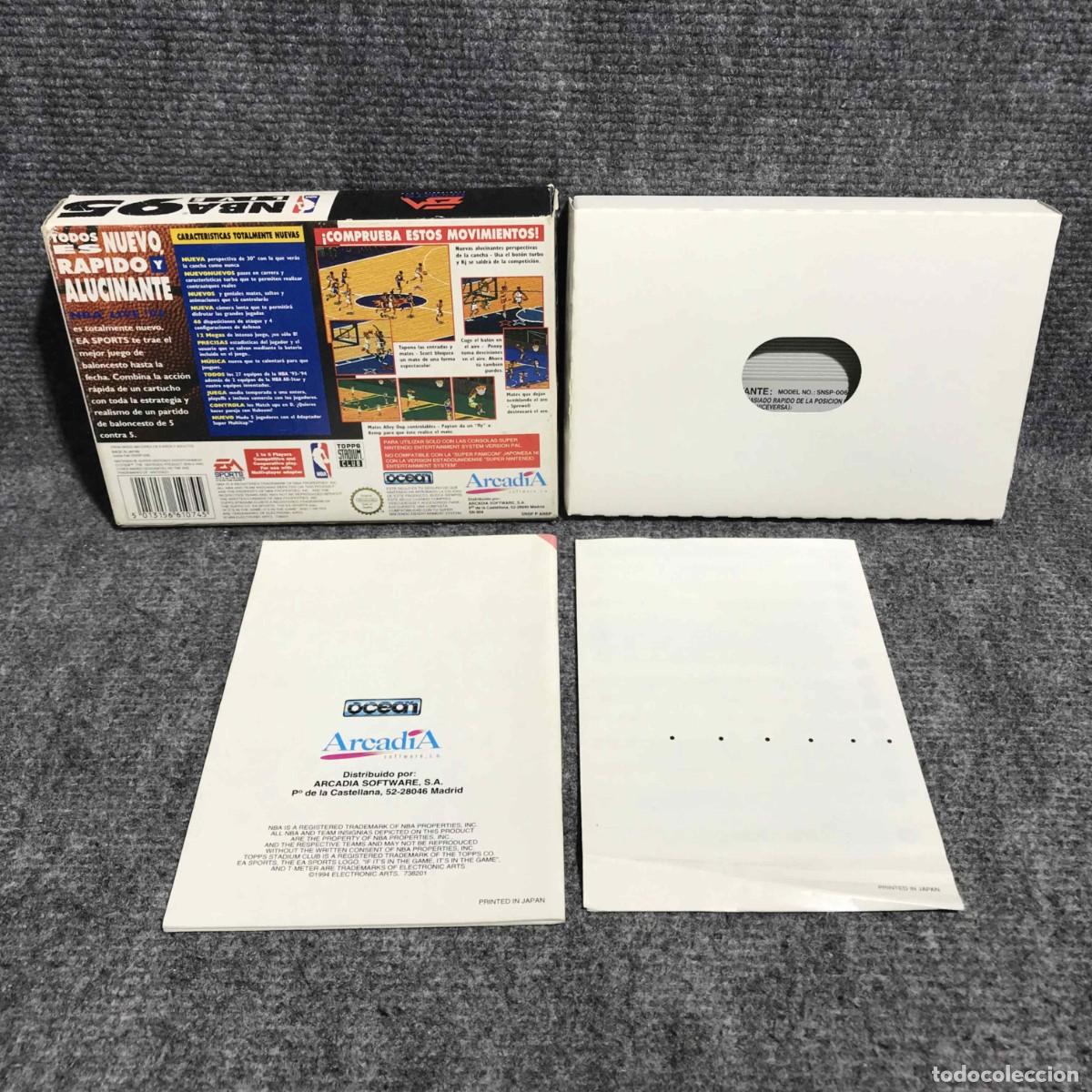 Videojuegos y consolas: NBA LIVE 95 SUPER NINTENDO - Foto 2