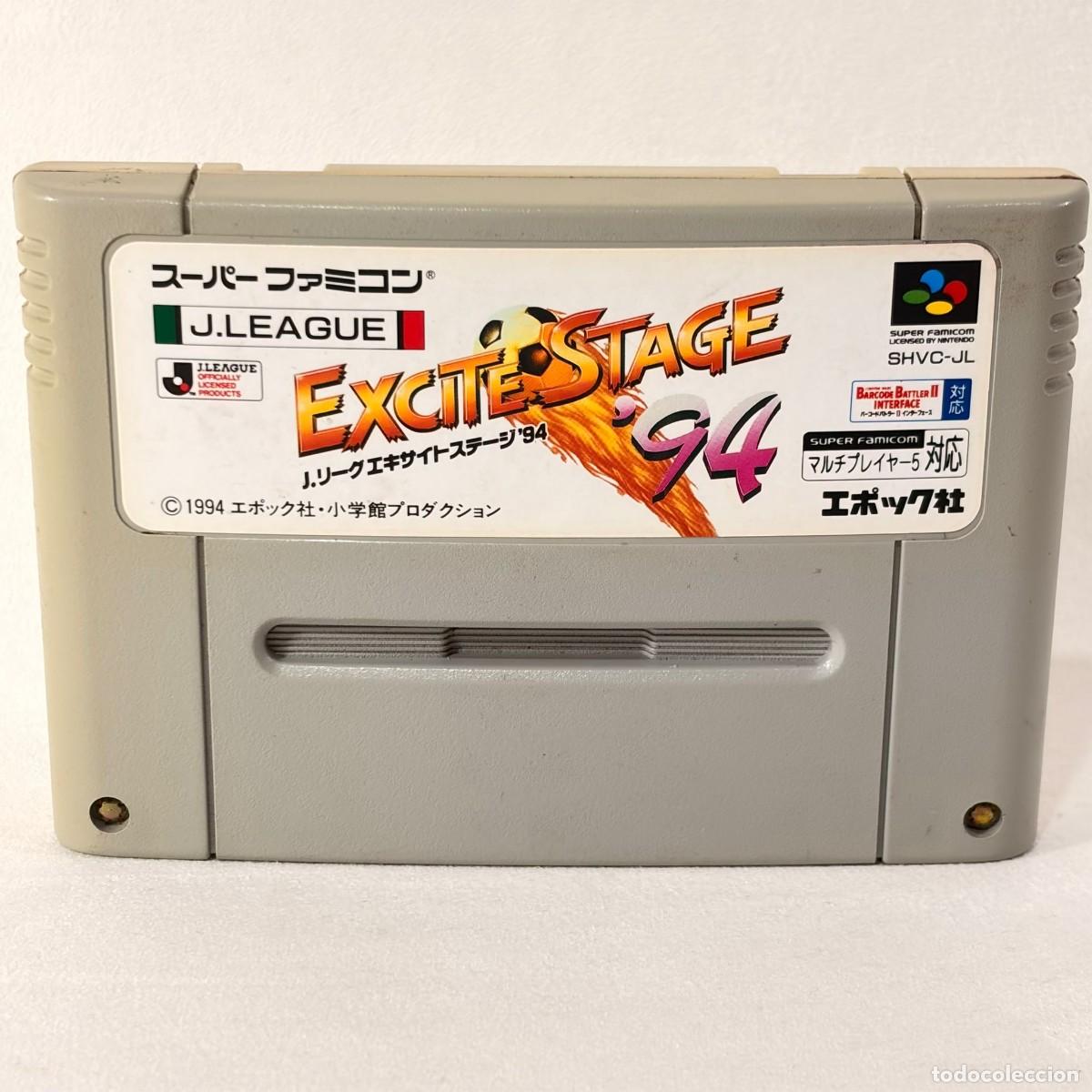Videojuegos y Consolas: VIDEOJUEGO SUPER NINTENDO SNES - J.LEAGUE EXCITE STAGE 94 - 1994 - SHVC-JL - JAP&Oacute;N