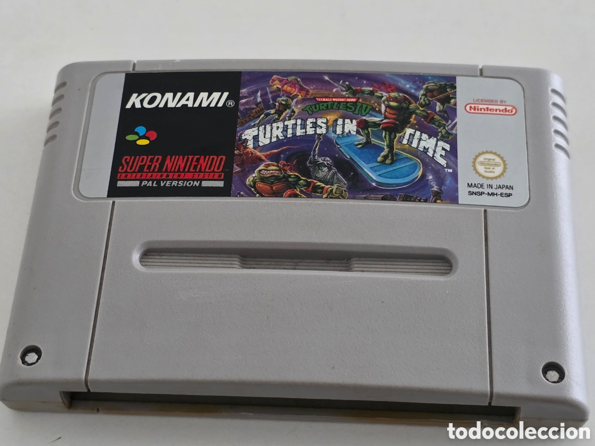 Videojuegos y Consolas: Turtles in Time SNES Super Nintendo PAL ESP