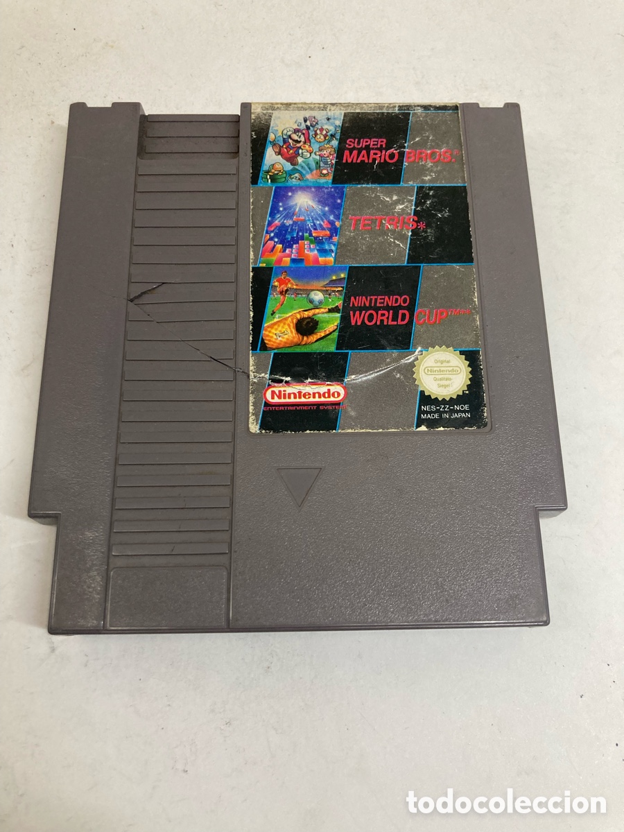 Videojuegos y Consolas: Juegos Super Mario Bros., Tetris y Nintendo World Cup