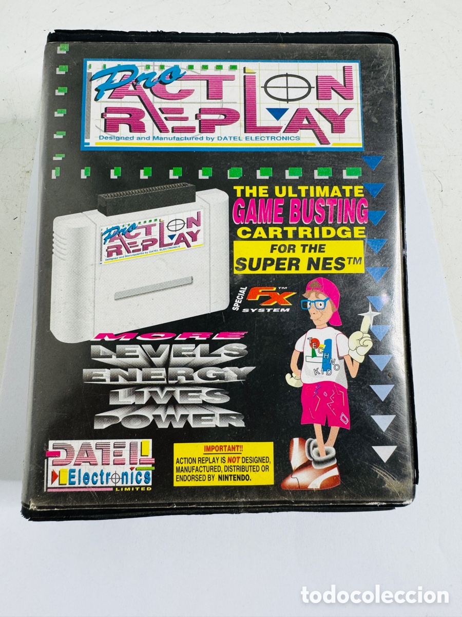 Videojuegos y Consolas: Pro Action Replay para la consola Nintendo SNES en su caja original