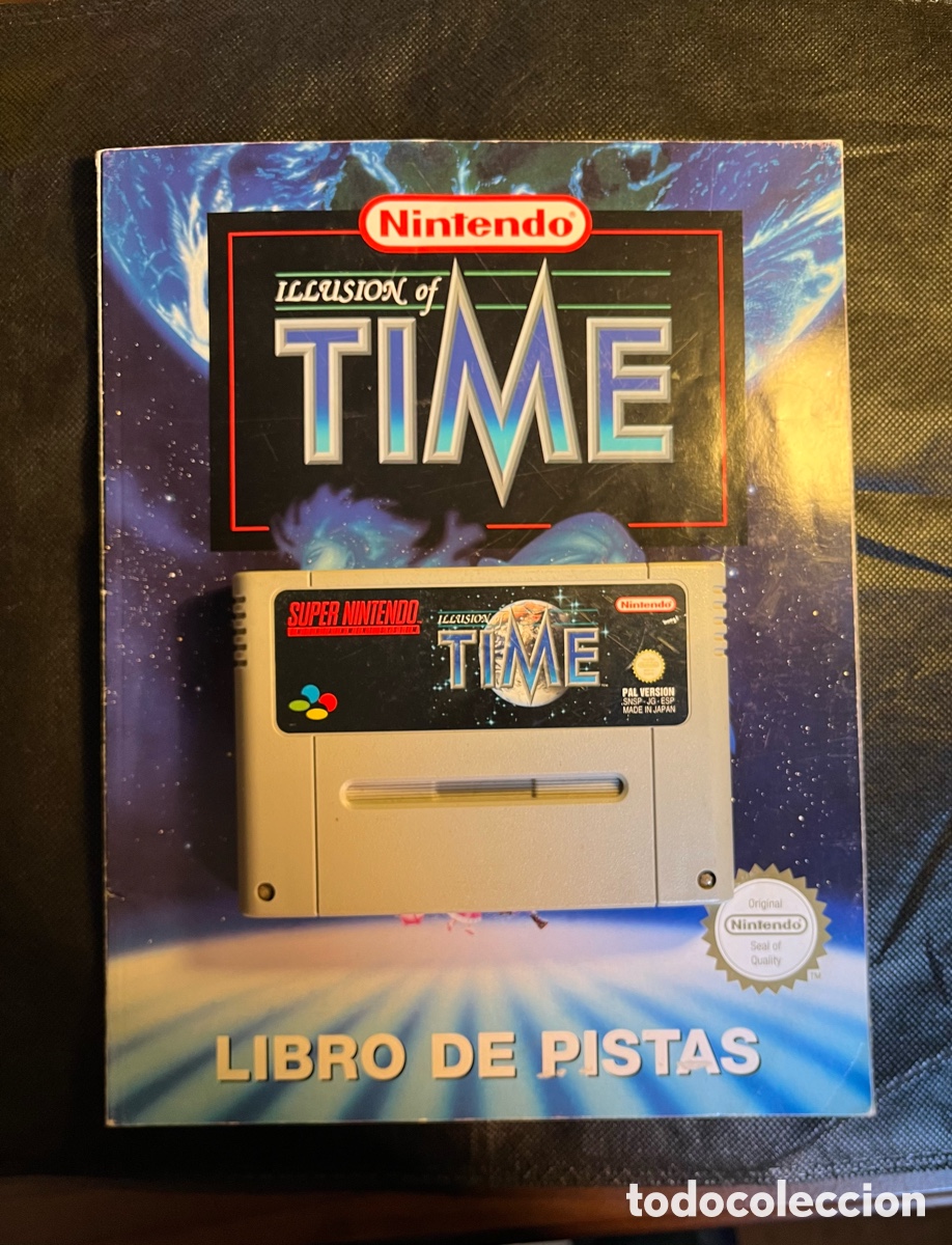 Videojuegos y Consolas: Juego Illusion of Time m&aacute;s libro de pistas. Super nintendo.