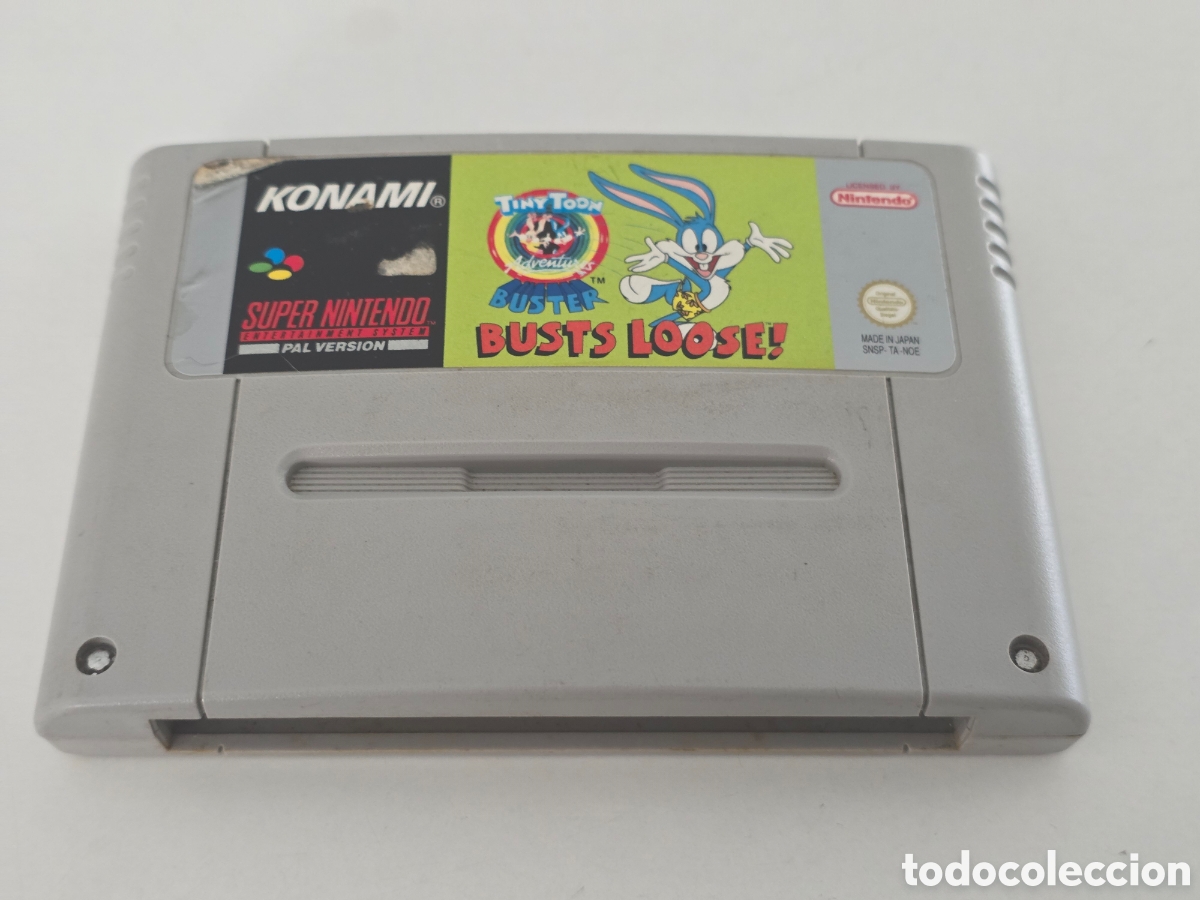 Videojuegos y Consolas: Tiny Toon Buster Busts Loose SNES Super Nintendo PAL