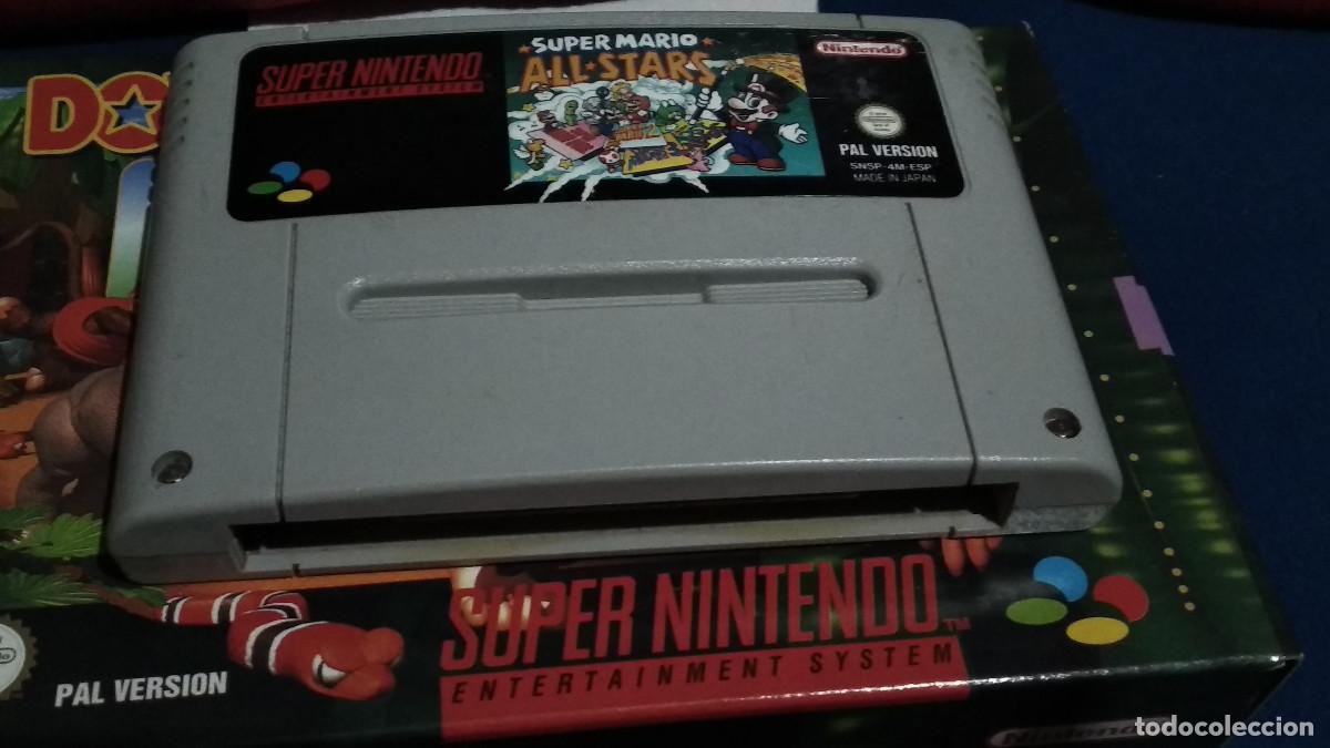 Videojuegos y Consolas: CARTUCHO JUEGO SUPER MARIO ALL STARS SUPER NINTENDO 1992 - BIEN CUIDADO VER FOTOS