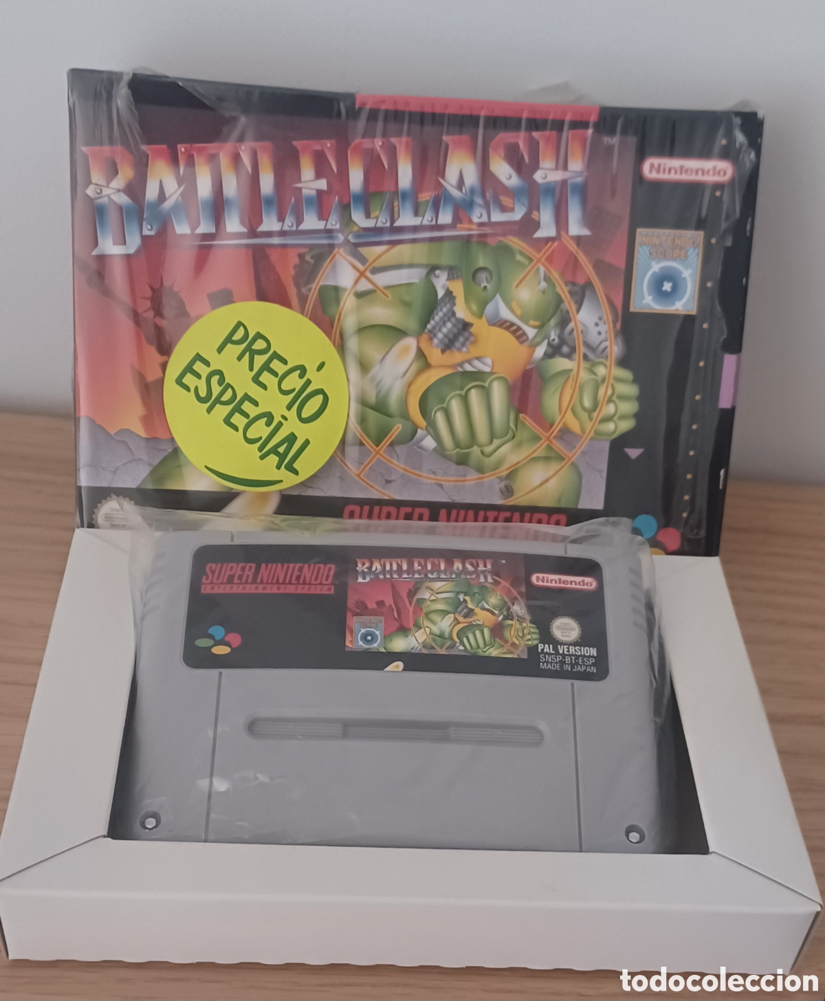 Videojuegos y Consolas: JUEGO BATTLECLASH SUPER NINTENDO. VERSION PAL. COMPLETO. SIN USAR.