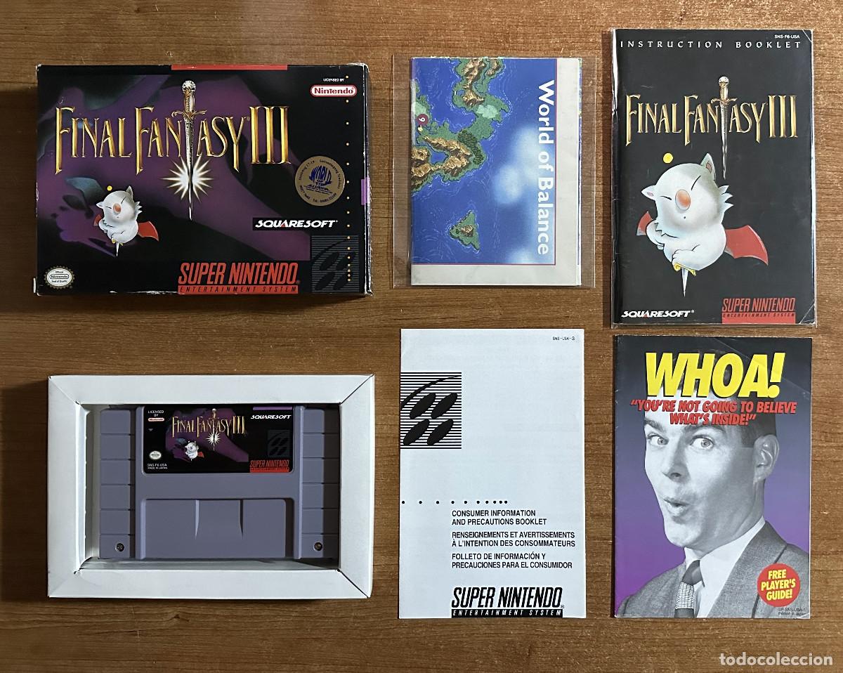 Videojuegos y Consolas: Final Fantasy III SNES NTSC USA