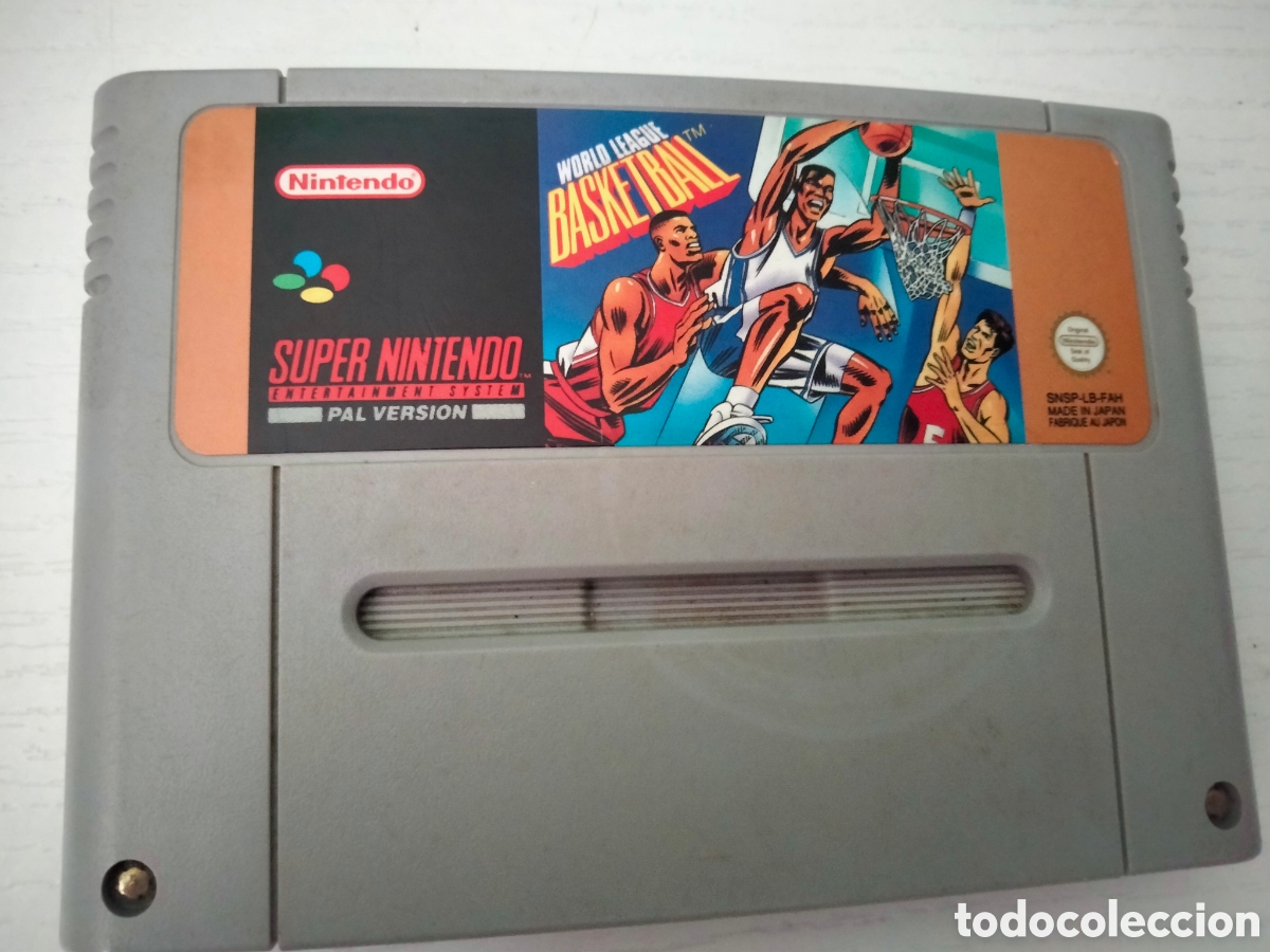 Videojuegos y Consolas: World leagle basketball S&uacute;per Nintendo Pal