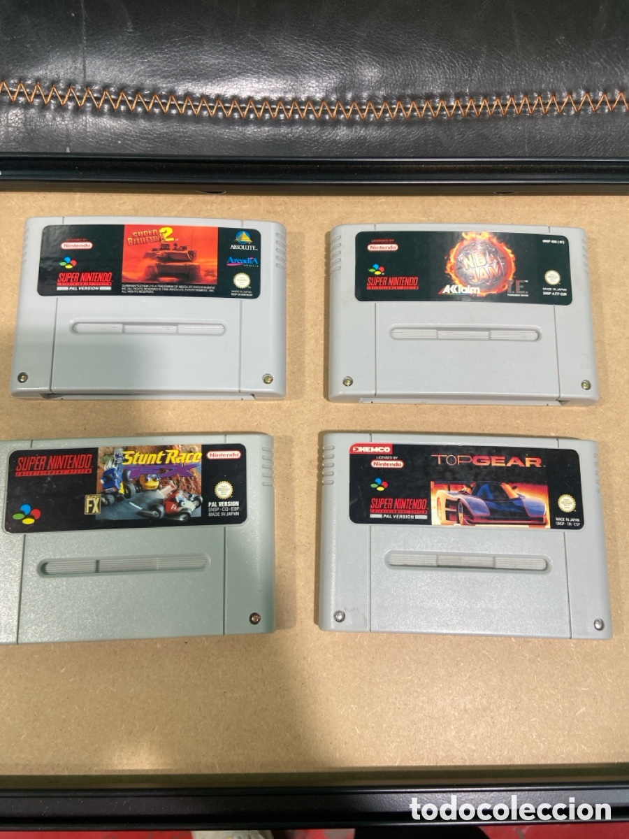 Videojuegos y Consolas: S&uacute;per Nintendo. Lote 8 juegos