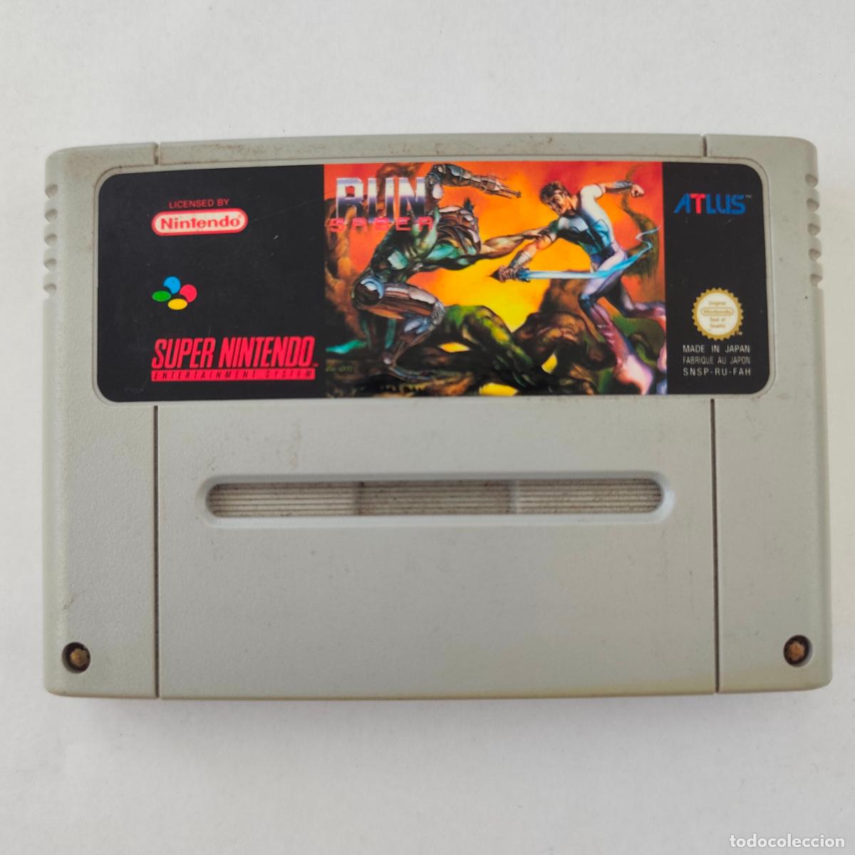 Videojuegos y Consolas: Run Saber (SNES, 1993) solo cartucho (SNSP-RU-FAH) SUPER NINTENDO