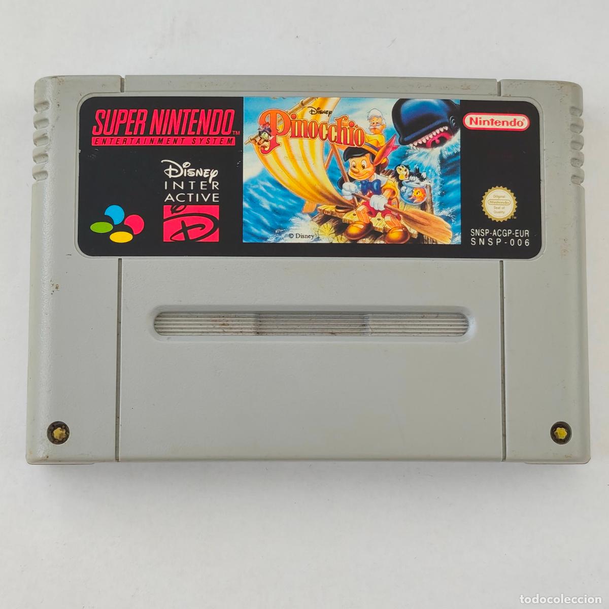 Videojuegos y Consolas: Pinocchio - Pinocho para Super Nintendo SNES PAL EUR Solo Cartucho