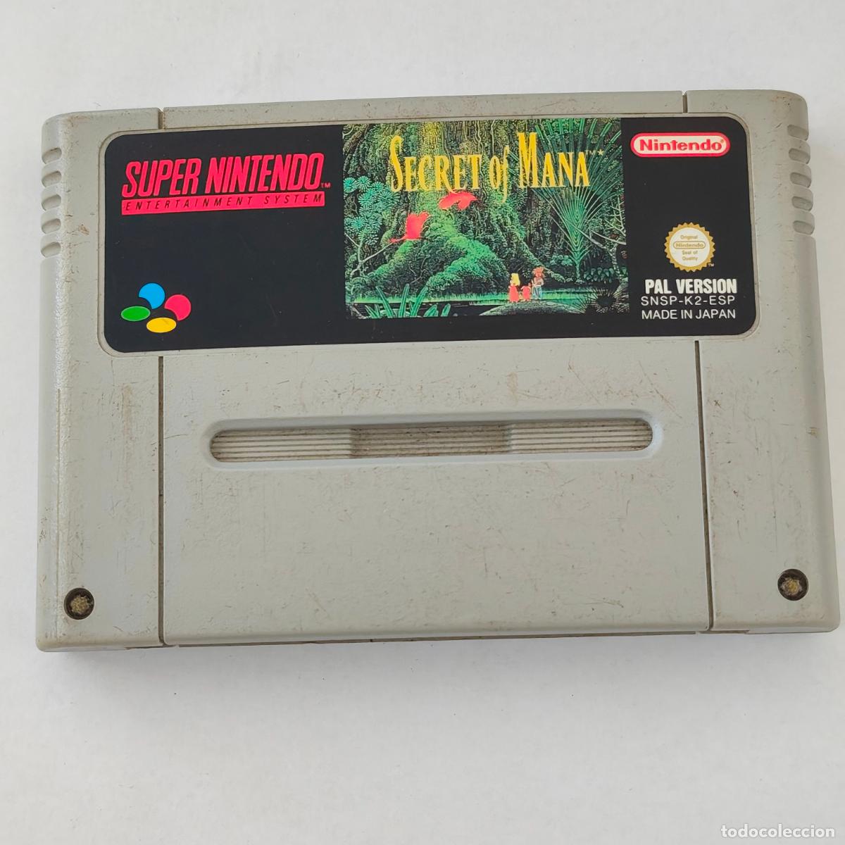 Videojuegos y Consolas: Secret of Mana SNES Original version ESP super Nintendo pal 1993 1994