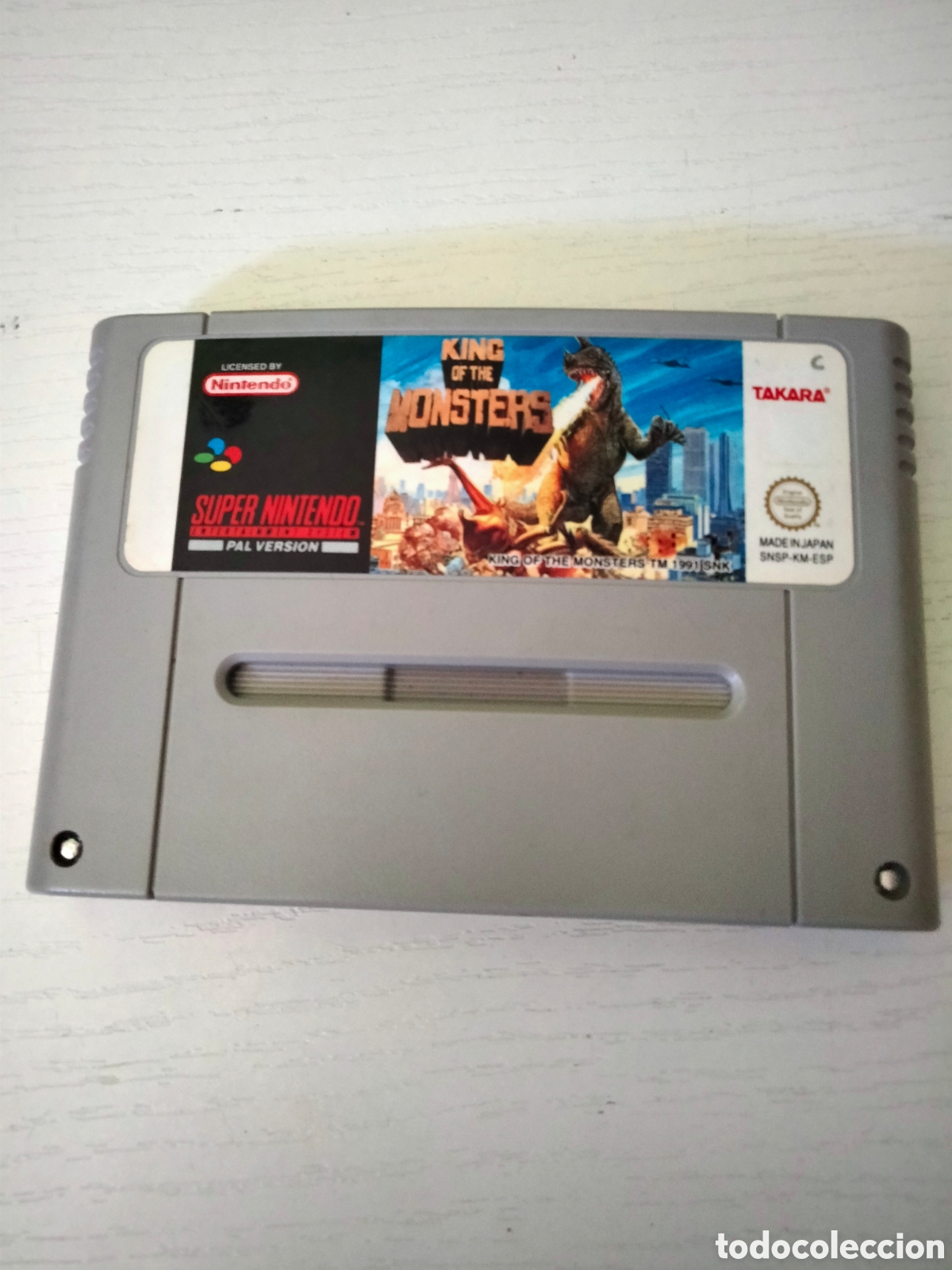 Videojuegos y Consolas: King of the Monsters S&uacute;per Nintendo Pal