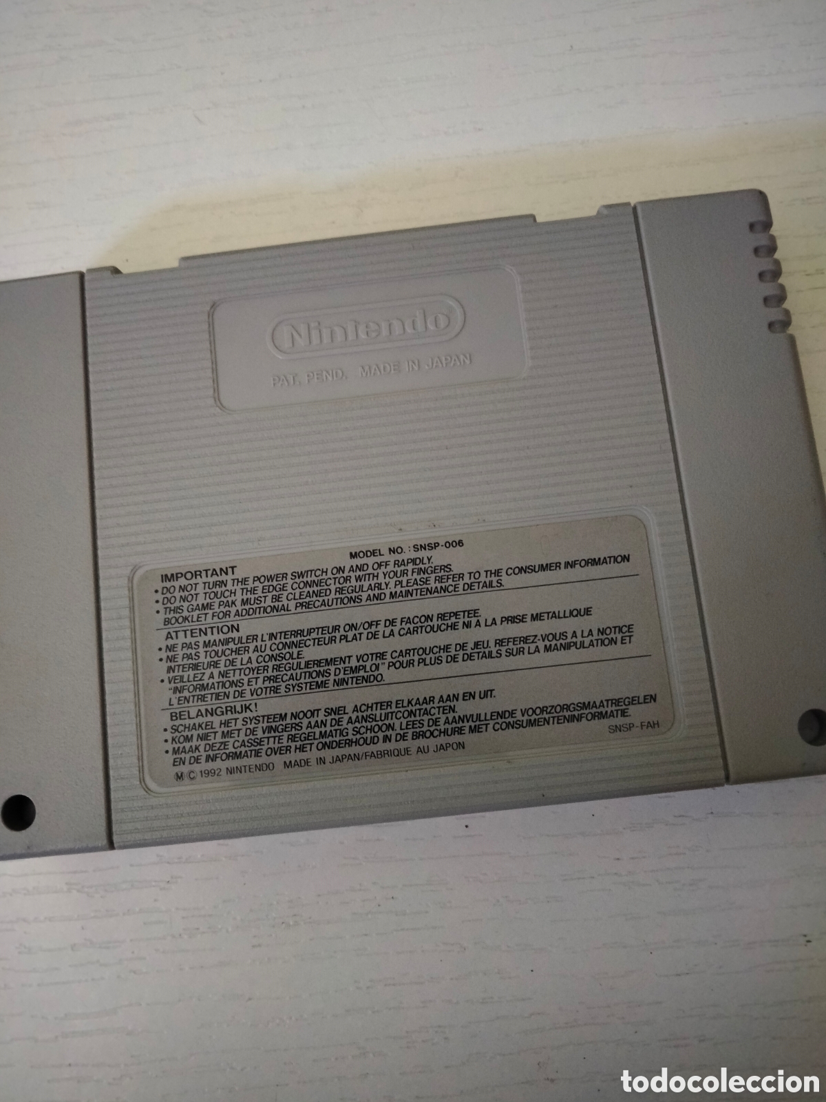 Videojuegos y consolas: Weapon lord S&uacute;per Nintendo Pal - Foto 3