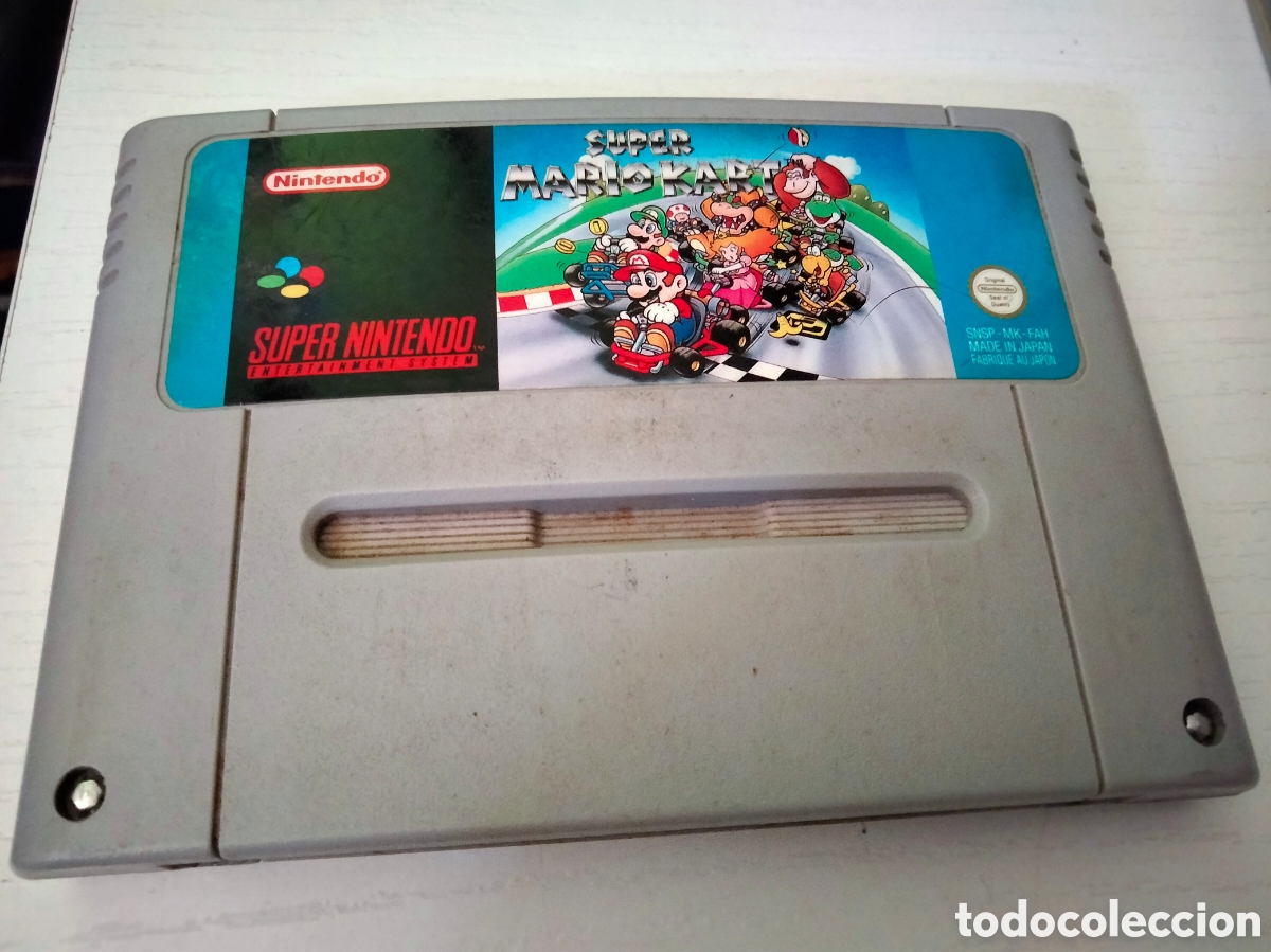 Videojuegos y Consolas: Super Mario Kart S&uacute;per Nintendo Pal