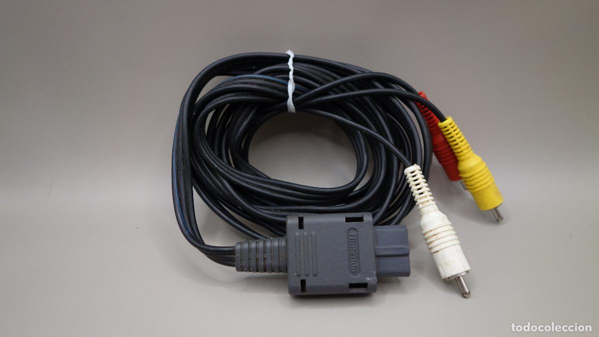 Videojuegos y Consolas: CABLE RGB SCART ORIGINAL PARA NINTENDO GAMECUBE SUPER NINTENDO Y NINTENDO 64