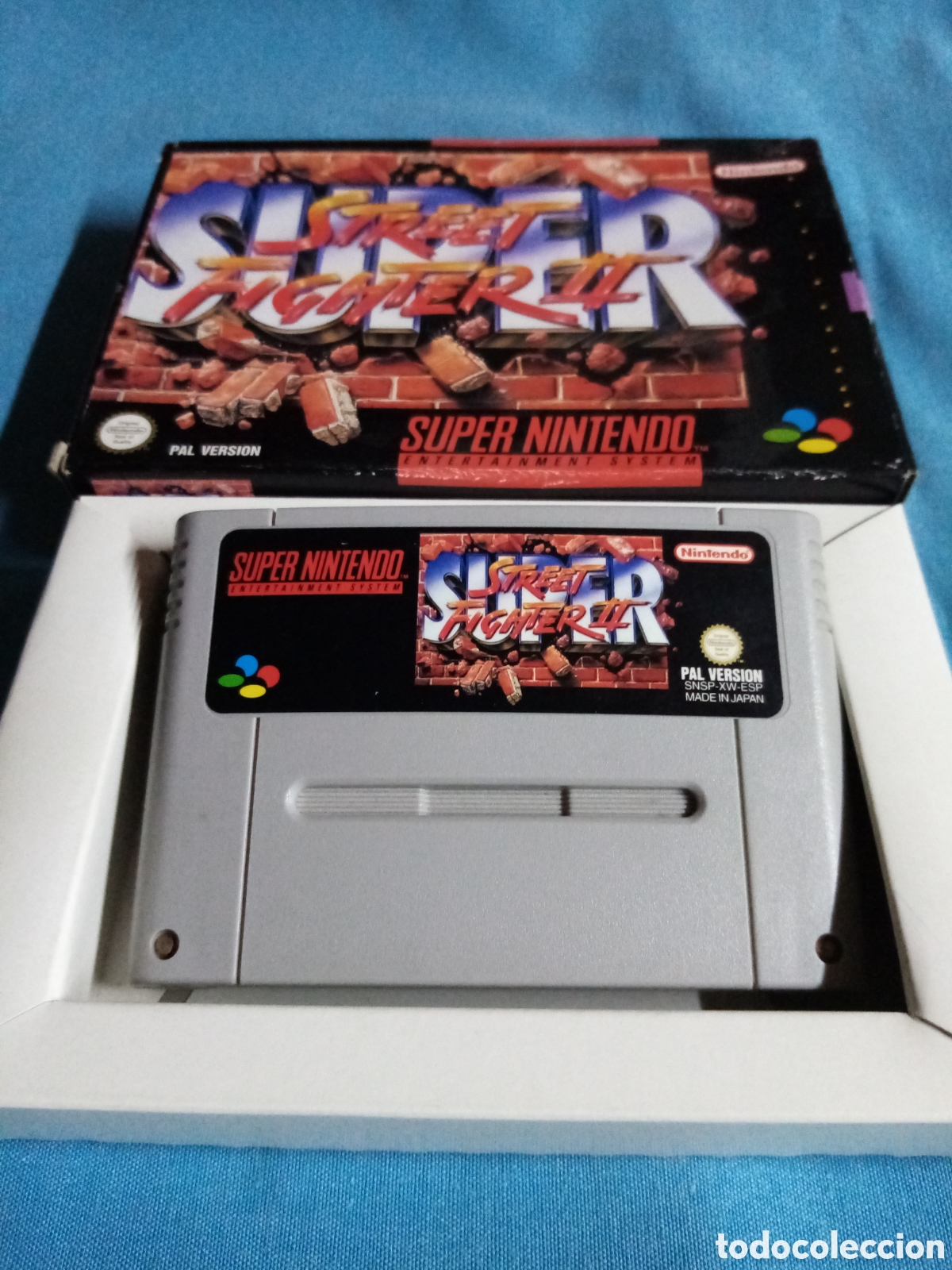 Videojuegos y Consolas: Juego super Nintendo street fighter 2