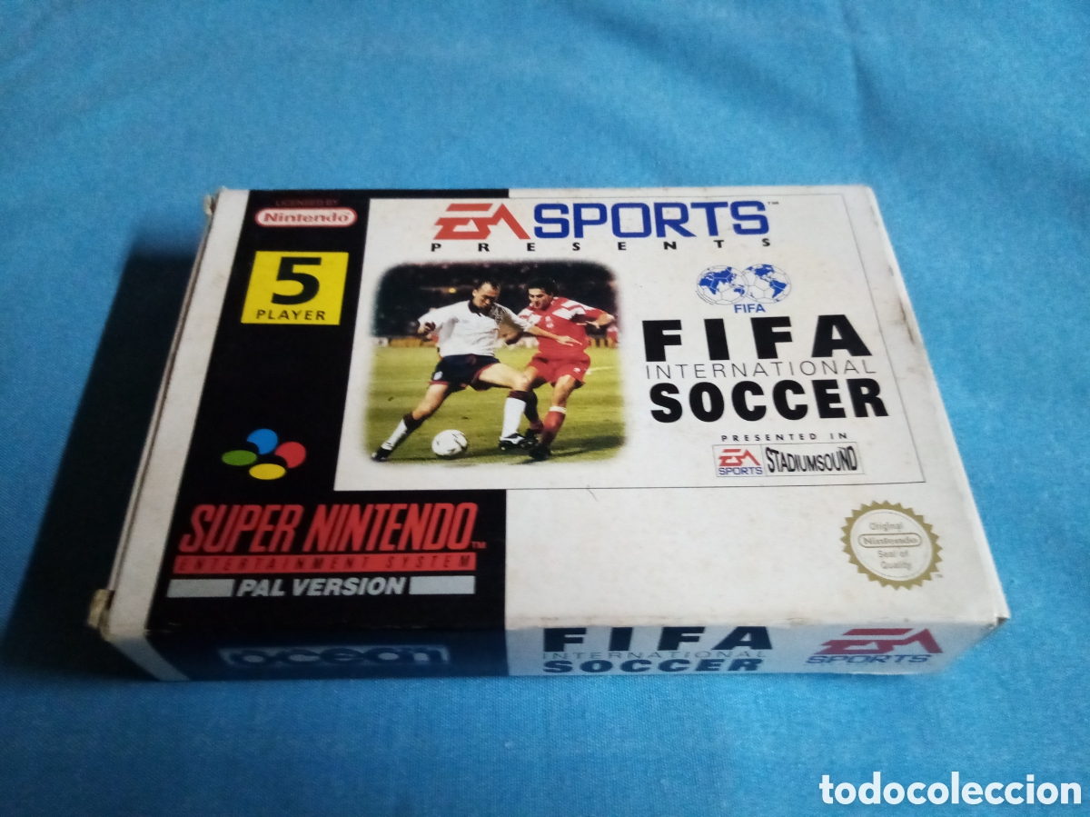 Videojuegos y Consolas: Caja vacia super Nintendo fifa soccer
