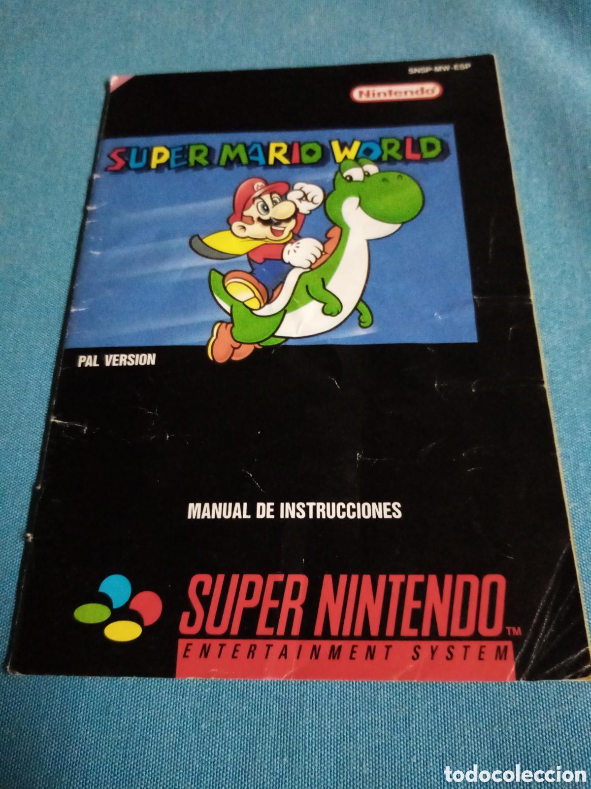 Videojuegos y Consolas: Instrucciones super Nintendo super Mario world