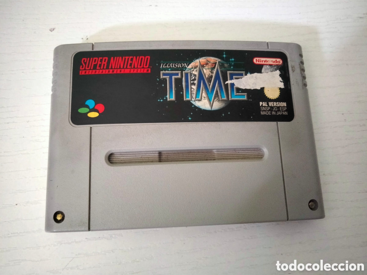 Videojuegos y Consolas: Illusi&oacute;n of time. Super Nintendo. Pal esp