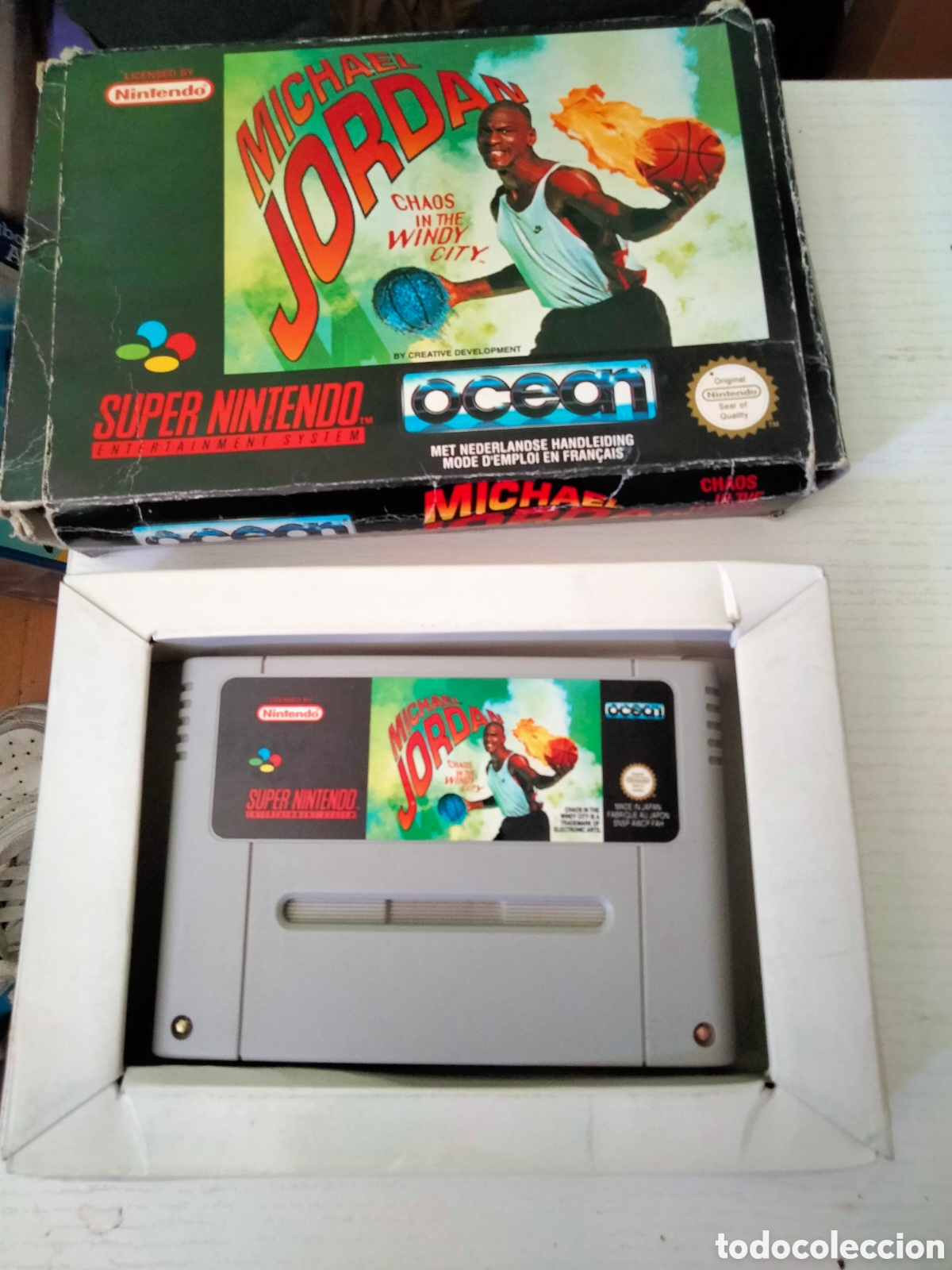 Videojuegos y Consolas: Michael Jordan Chaos in the windy city. Super Nintendo Pal